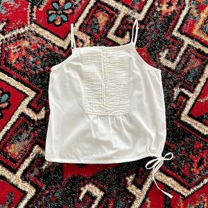 White summer top